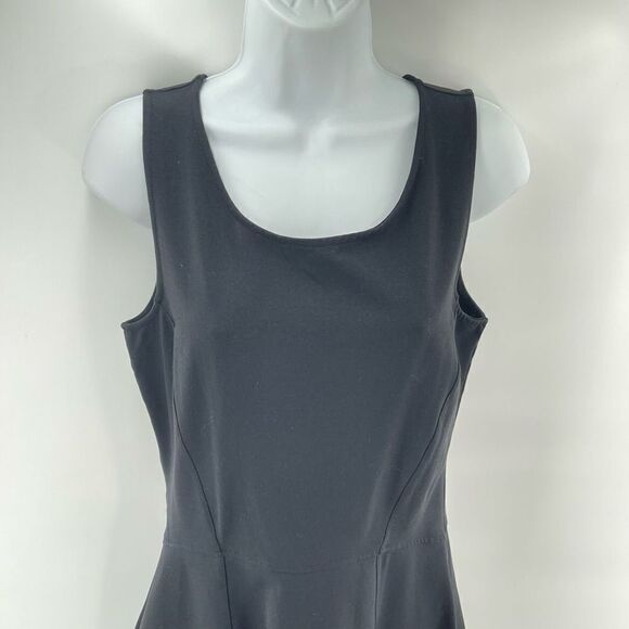 Cynthia Rowley fit and flare skater dress mini black medium EUC - Picture 2 of 10